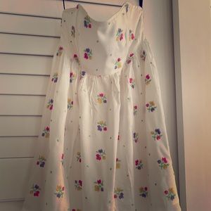 Majorelle floral sleeveless dress